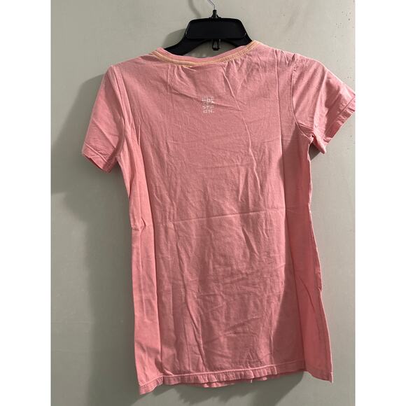🔴One Teaspoon Organic logo tee new size XS in‎ Flamingo - Picture 5 of 7